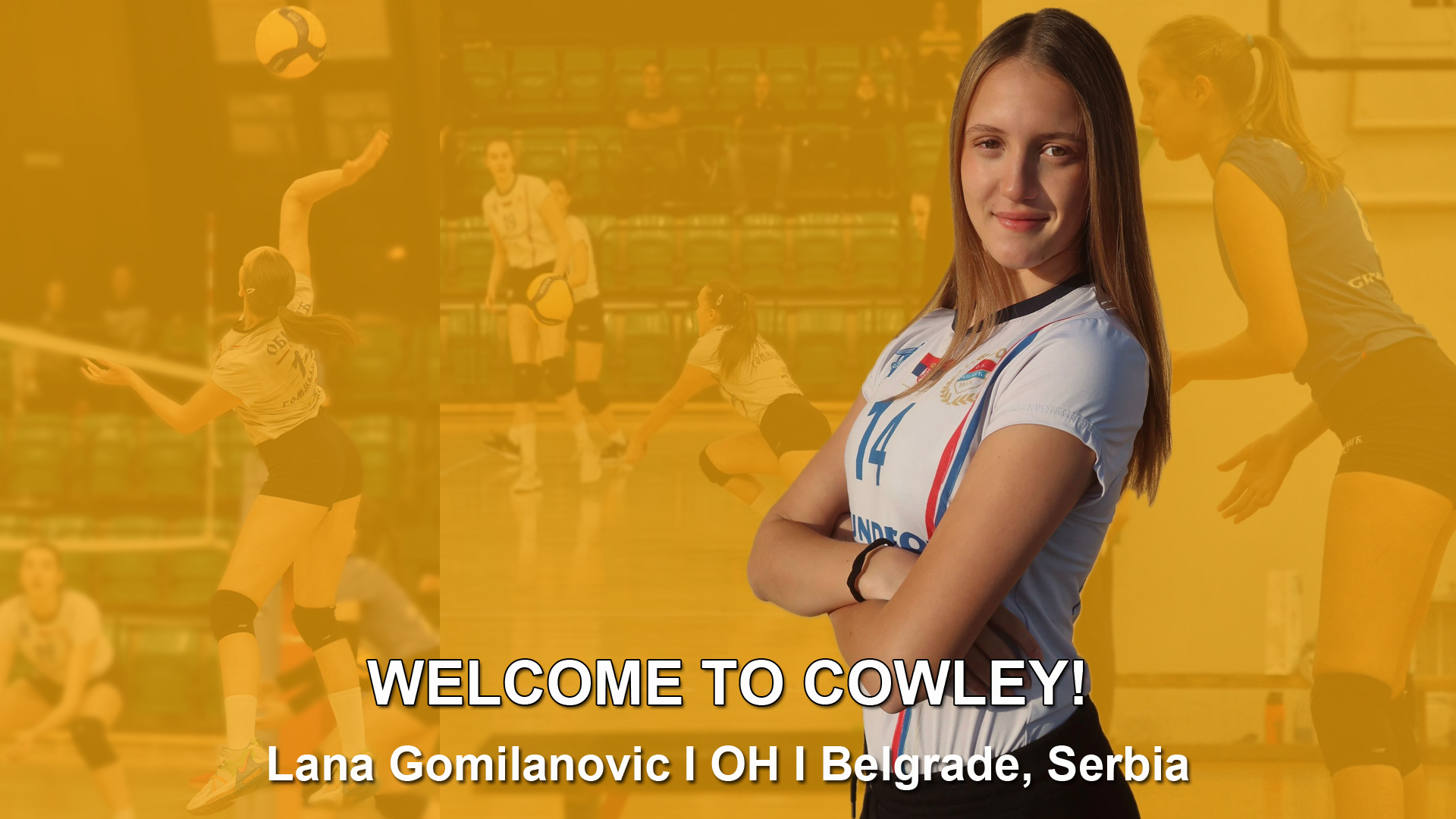 Volleyball signing Lana Gomilanovic